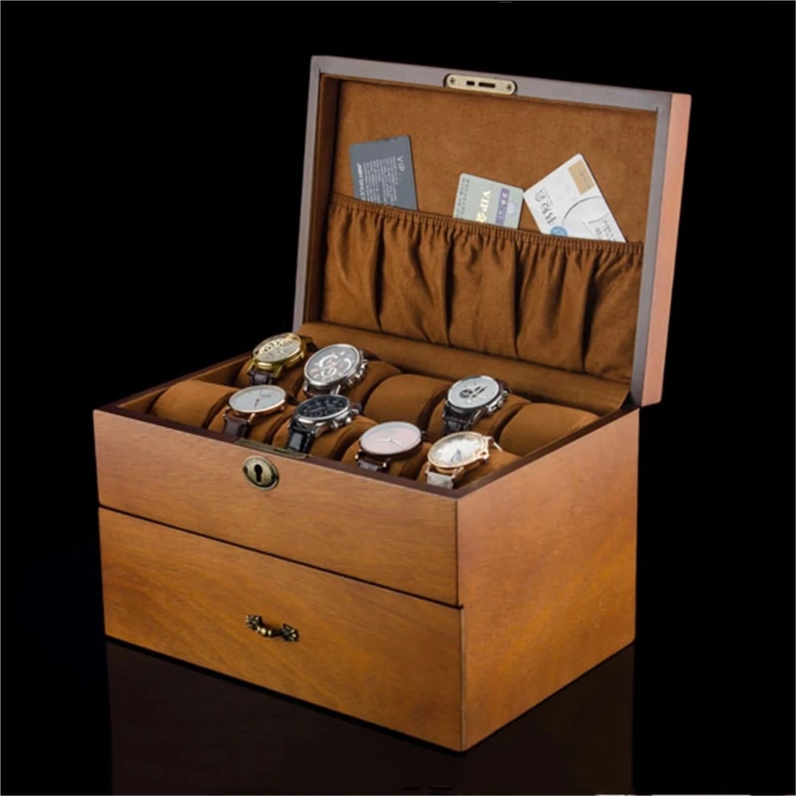 Portaorologi in Legno Massello Organizer for scatole for orologi in legno da 20 slot