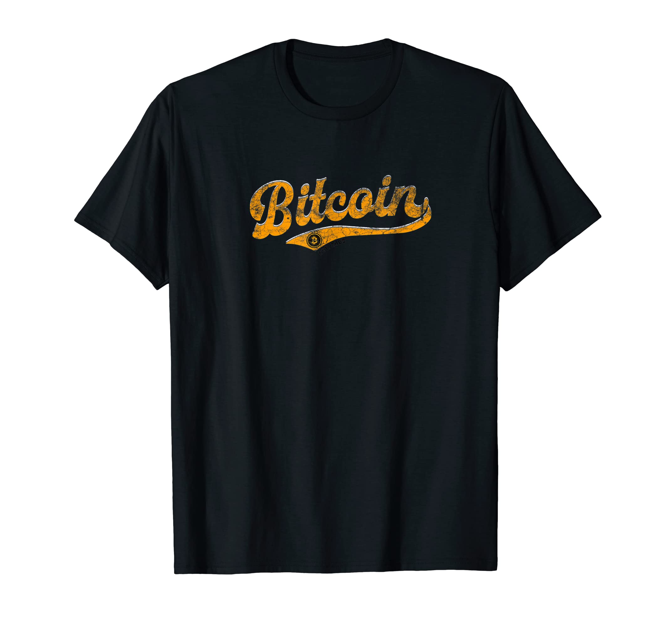 Bitcoin Satoshi Nakamoto Est 2009 Crypto Blockchain Wallet T-Shirt