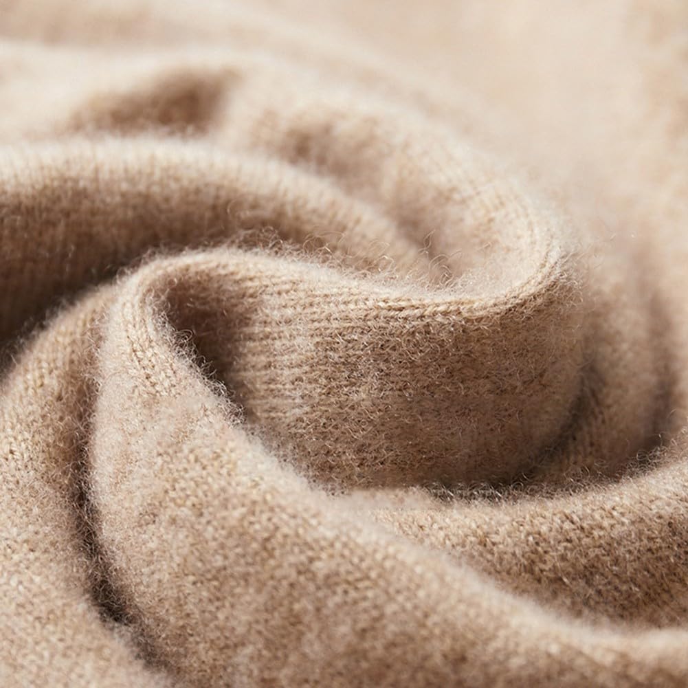 Sudadera de lana pura de manga larga con capucha para hombre, longitud regular, informal, para otoño y primavera