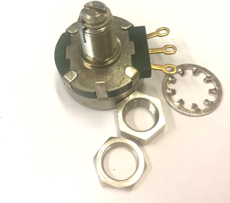 Clarostat 53C2-25K 25K ohm 2 Watt 1/4" Locking Shaft Potentiometer