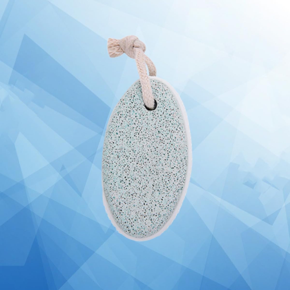 Oval Foot Grinding Pumice Stone Callus Removing Stone Dead Skin Remover Foot Care Tool in Nordic Green