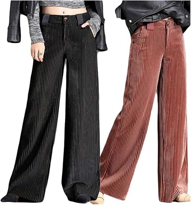 Amazon.com: Bling-bling-store - Pantalones de pana para mujer (talla grande)  : Ropa, Zapatos y Joyería