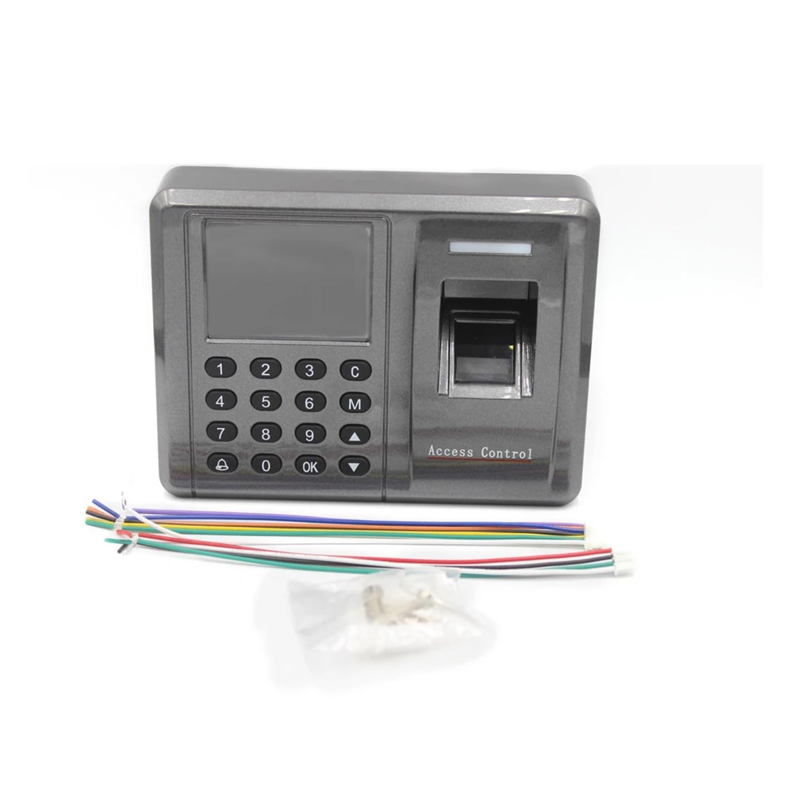 Pointeuse Système Biométrique De Contrôle D'accès Par Empreinte Digitale, Interphone Présence, Reconnaissance(F20 and 10 ID cards)