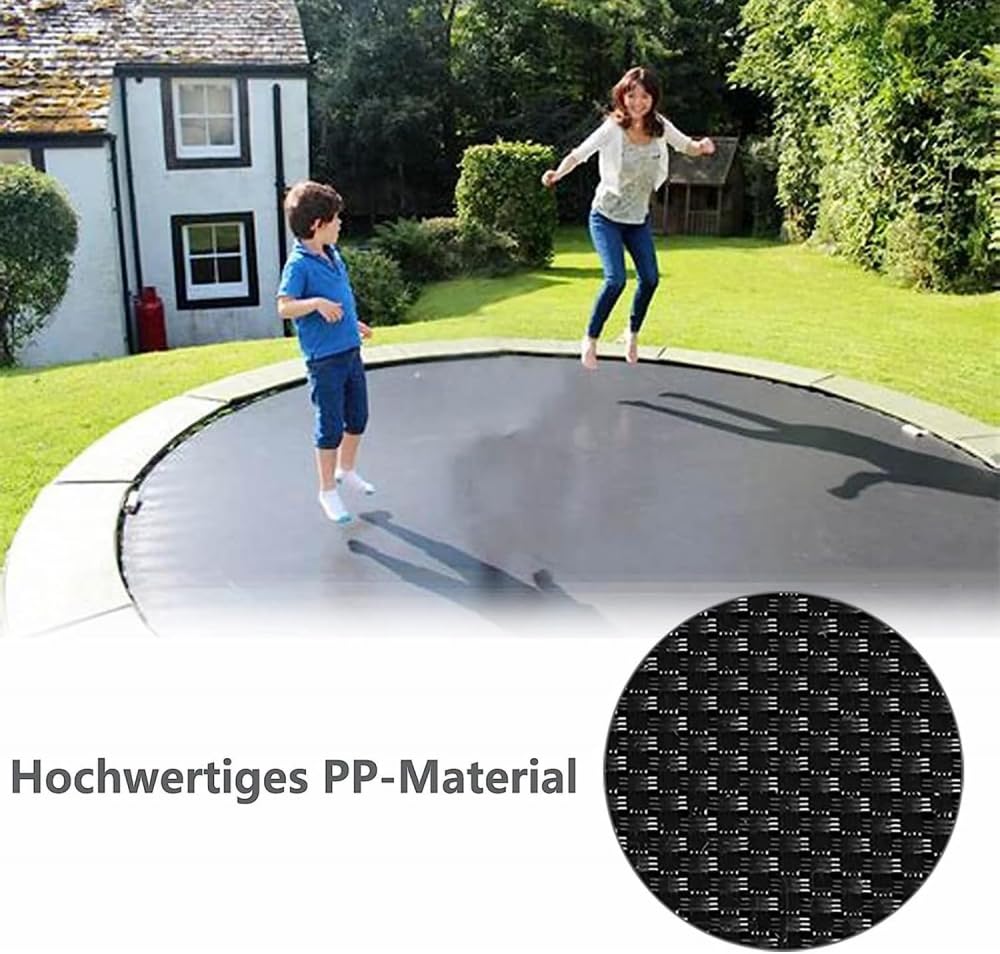 Alfombrilla redonda resistente de repuesto duradera para saltar seguro al aire libre, ideal para trampolines, absorción de impactos, experiencia de salto mejorada
