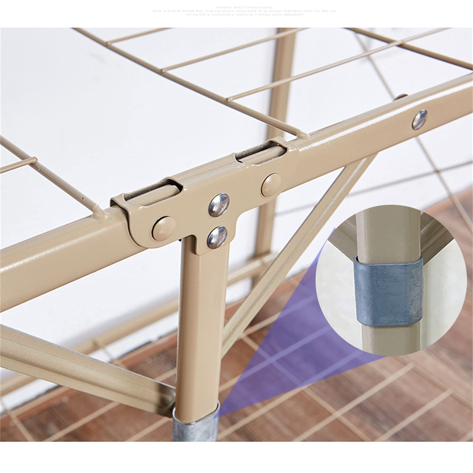 Armario para el hogar, Armario Plegable con Cremallera de Tela portátil, Armario telescópico Resistente, Barra para Ropa, Estante para Ropa (B 160 * 95 * 45CM)