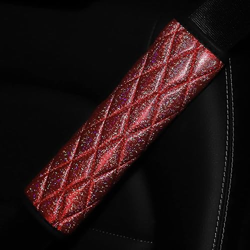 Miniatura 6 de zipelo 2 fundas para cinturón de seguridad para automóvil, protector brillante para cinturón de seguridad, almohadillas de arnés para una conducción