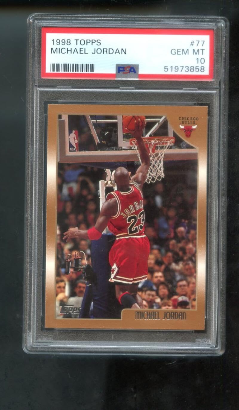 Amazon.com: 1998-99 Topps #77 Michael Jordan PSA 10 Graded