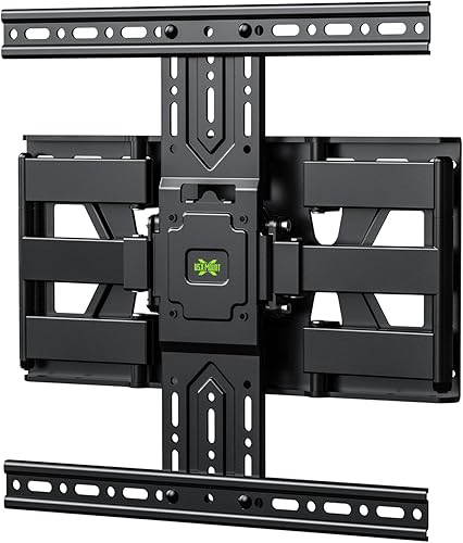 USX MOUNT Soporte de pared para TV ultradelgado de 37 a 75 pulgadas, soporte giratorio e inclinado, soporte de movimiento completo de perfil bajo