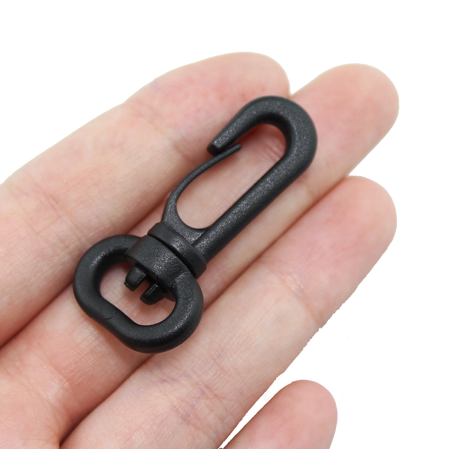Amazon.com: Maxmoral 10PCS Black Plastic Snap Hook Swivel Push