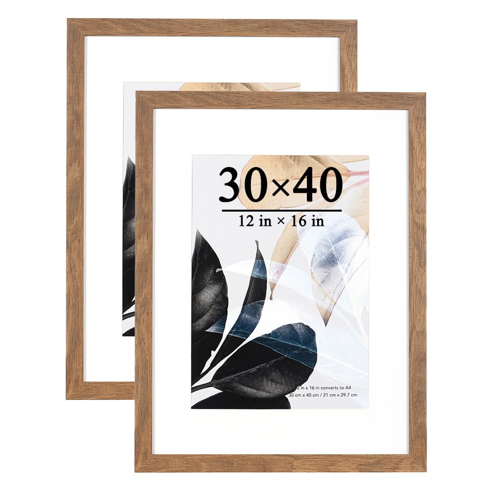 Cornice Portafoto Oxford In Legno Nero A4 - 21x30cm, Senza Vetro, Per Certificati - Foto 6