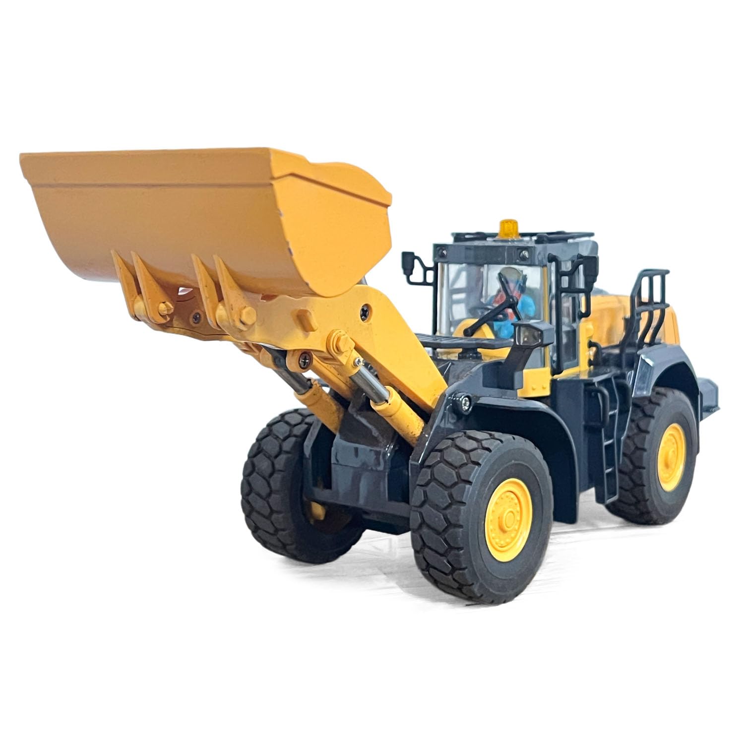 TOUCAN RC HOBBY Escavatore elettrico con telecomando 1/50 K970 LR636 PC520 RC Dump Truck modellino con luci suoni, metà metallo, livello da scrivania, regalo