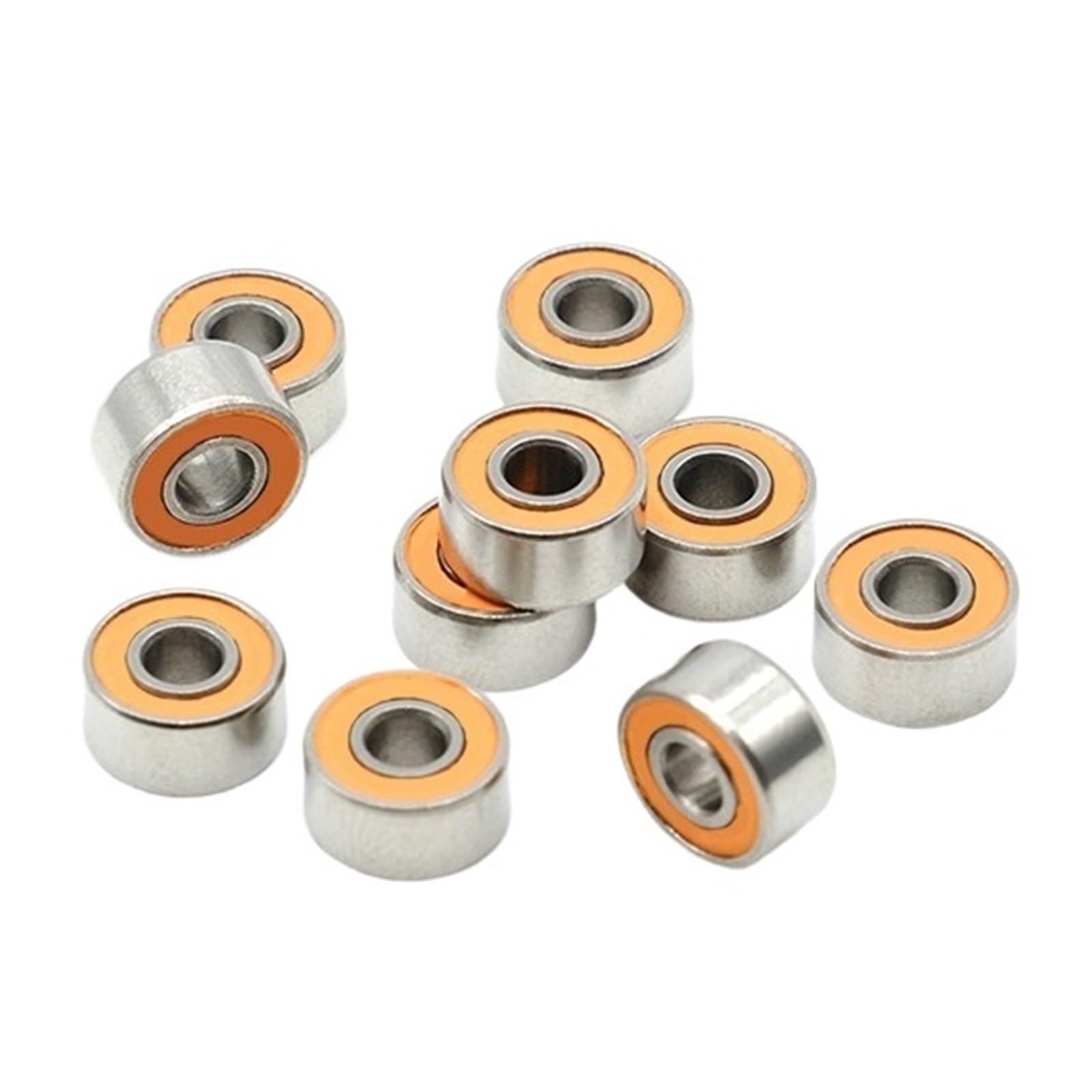 10 szt. łożysk do kołowrotków wędkarskich S693 2RS CB ABEC7 LD 3X8X4 mm ze stali nierdzewnej, hybrydowe ceramiczne łożysko kulkowe S693-2OS CB S693RS