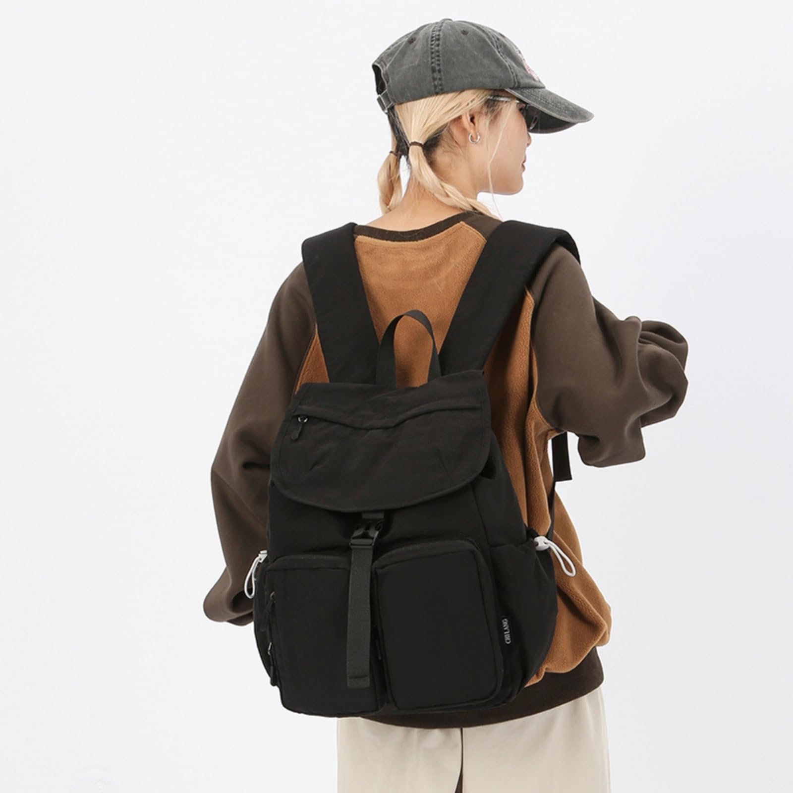 Zaino Leggero Casual Semplice Unisex per Le Donne All'aperto Escursionismo Scuola Viaggio Uso