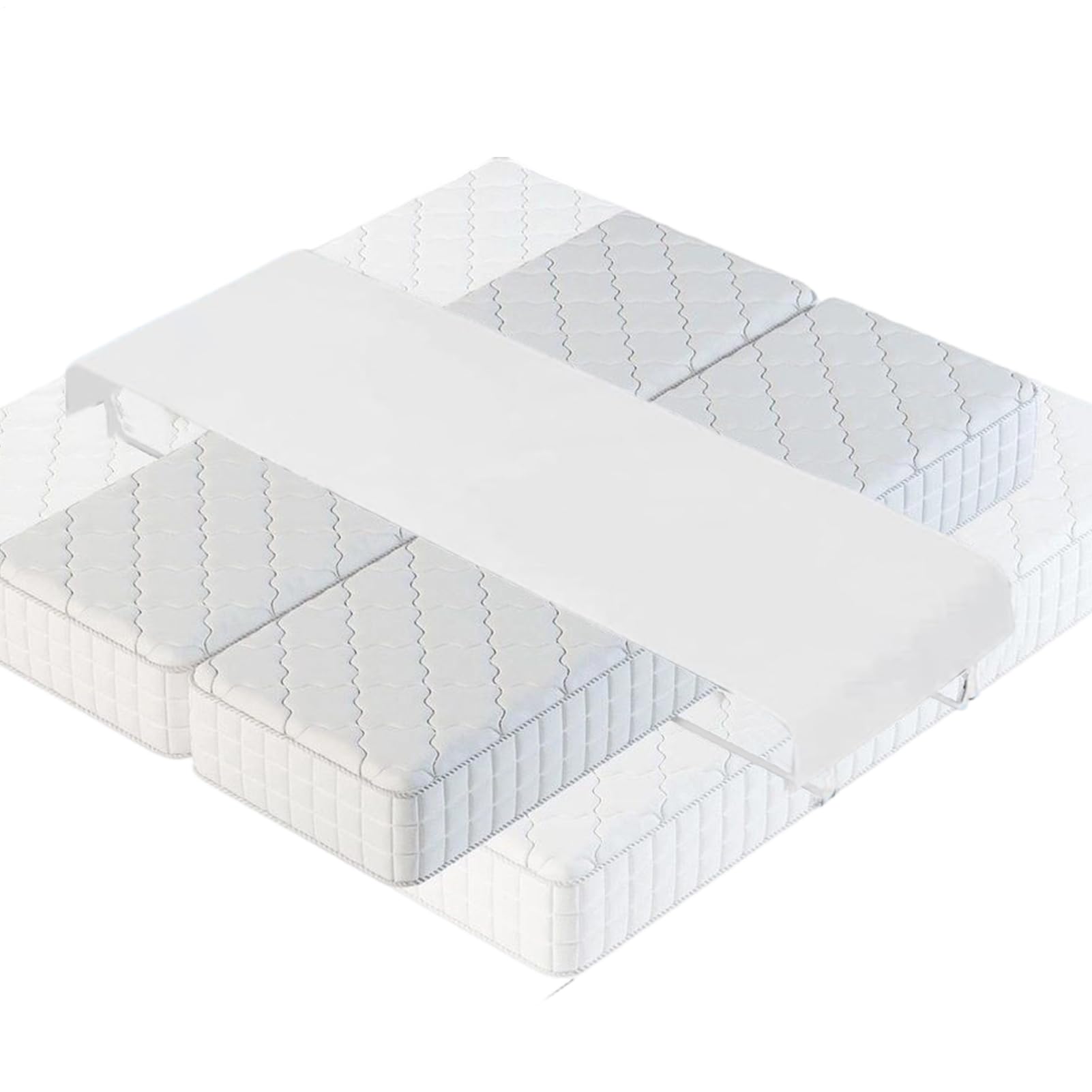 Pont de lit avec remplissage divisé et convertisseur grand lit double