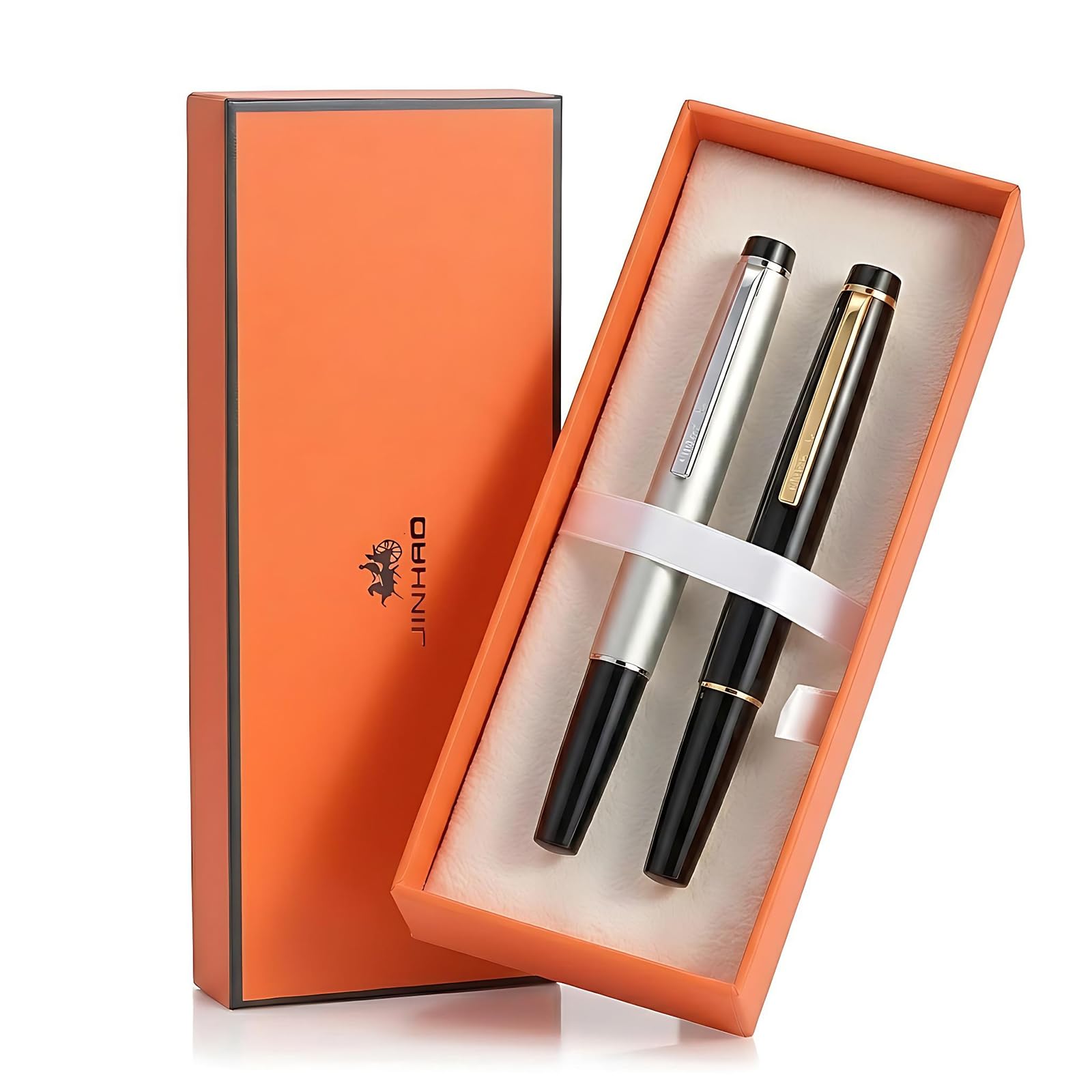 Jinhao 59 Mini-Füllfederhalter, EF-Feder und Konverter, 2 Stück