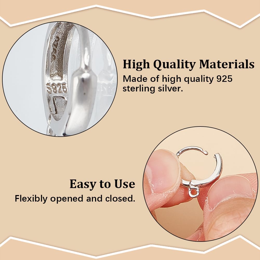 Beebeecraft 48 pz 4 ganci per Orecchini Stile 18K Placcato Oro A Forma di U Fili