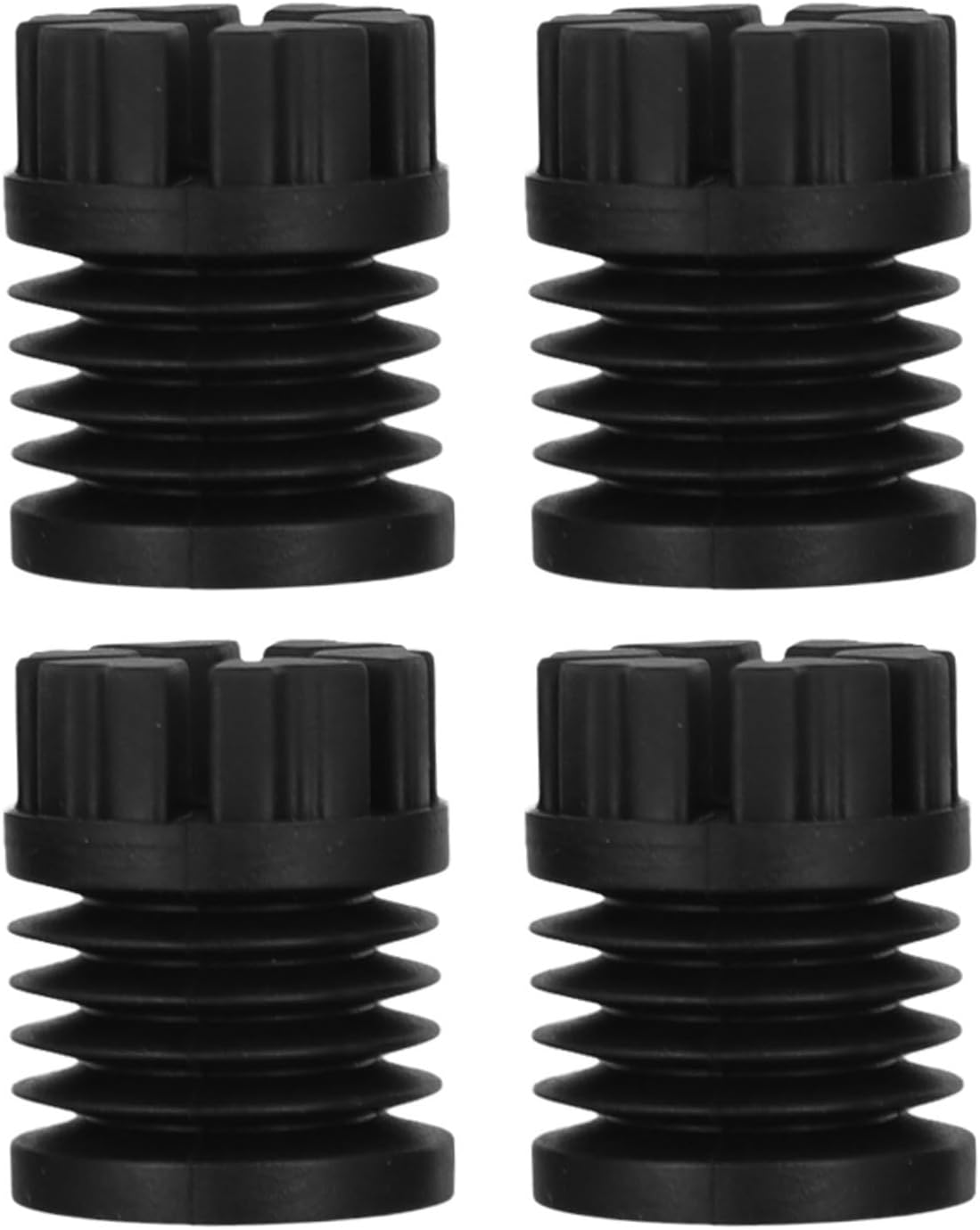 4PCS Anti Vibration Feet for Bambu Lab P1/P1P/P1S and X1/X1C Series 3D Printers, Silicone Rubber Shock Absorbing Pads to Reduce Machine Wear for Stable Printing Performance