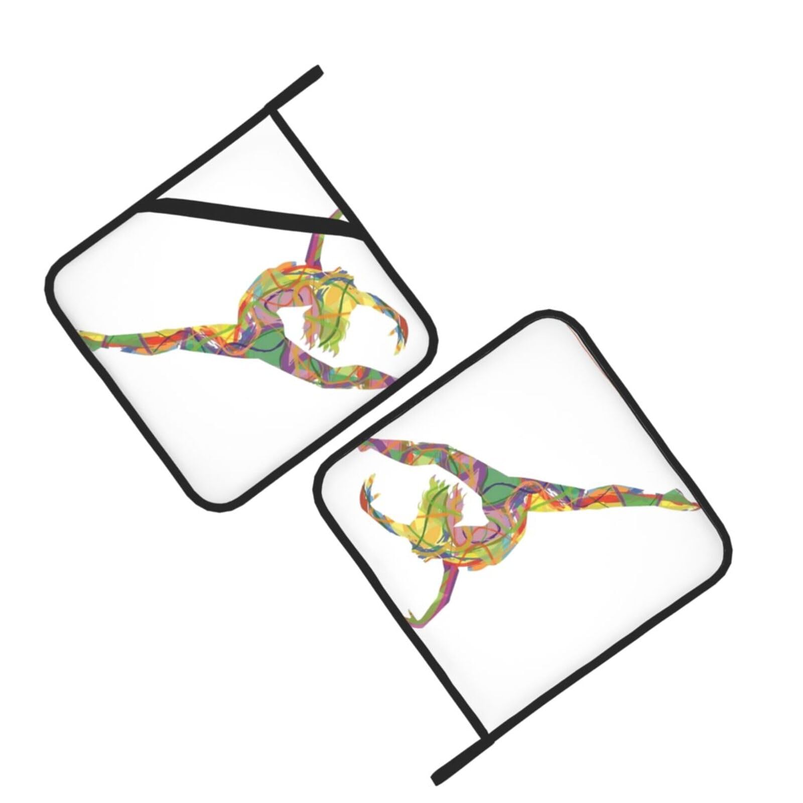 a Dancer Printed Oven Pot Holders Set of 2 Pcs Heat Resistant Kitchen Microwave Potholders for Cooking Baking Grilling