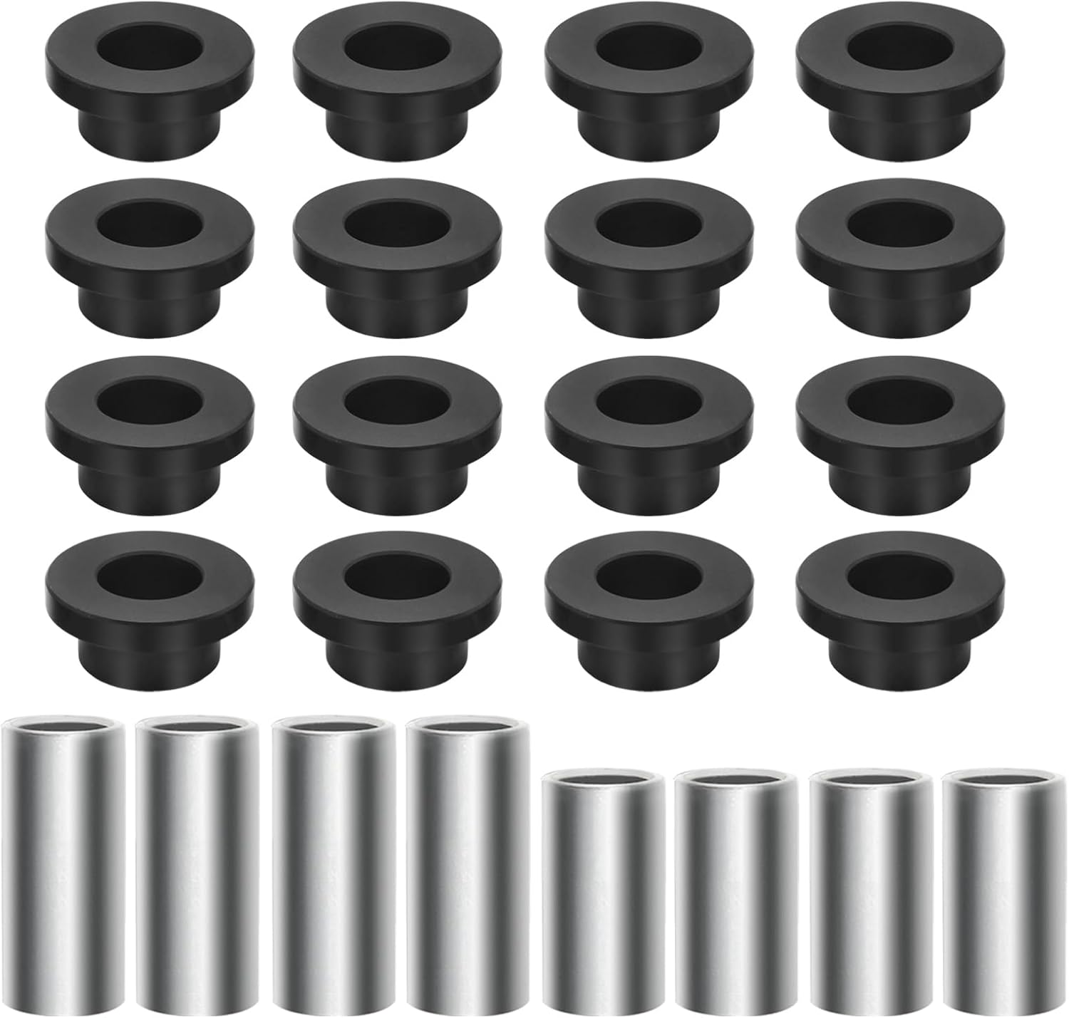 Front Rear Shock Bushing Sleeve Kit, Replacement for Polaris Ranger 1000 900 800 RZR 800 570, Replacement for Polaris Scrambler 850 PRO-XD Sportsman 1000 850 550