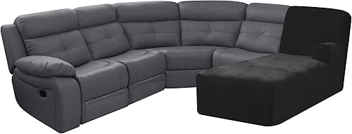 Miniatura 4 de ULTICOR Funda de diván adicional (negro, grande - diván derecho)