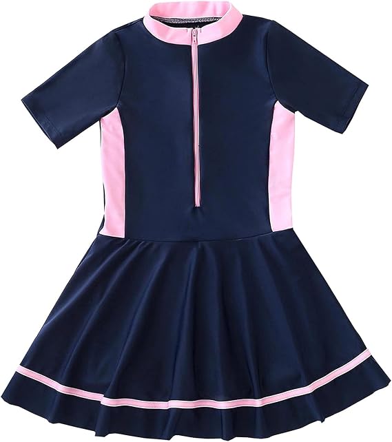 Amazon キッズ ワンピース水着 スクール水着 男の子 女の子 競泳水着 小学生 長袖 日焼け止め 子供 水着 ボーイズ ガールズ スイムウェア スイミングウェア 赤ちゃん ベビー 可愛い 紫外線カット 日焼け止め ラッシュガード 部活 小学校 ビーチ 水着 通販