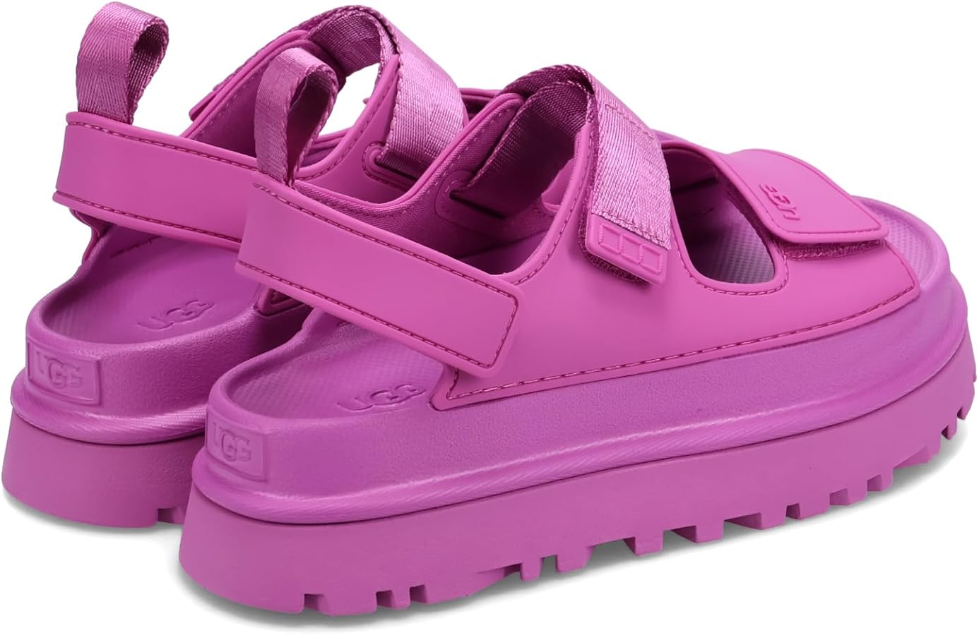 Amazon | [アグ] ストラップサンダル レディース 厚底 ゴールデン