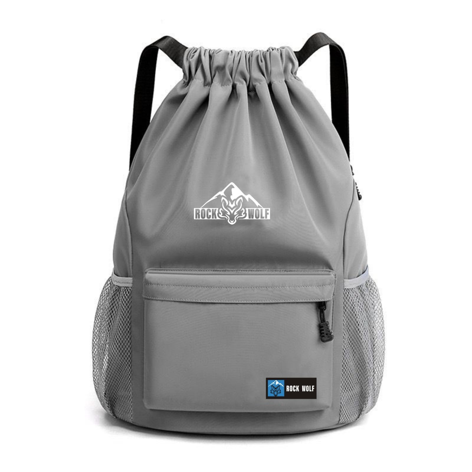 ROCK WOLF Mochila Deporte Hombre & Mujer - Bolsa de Cuerdas Impermeable Piscina, Yoga, Gym - Mochila Saco Gimnasio