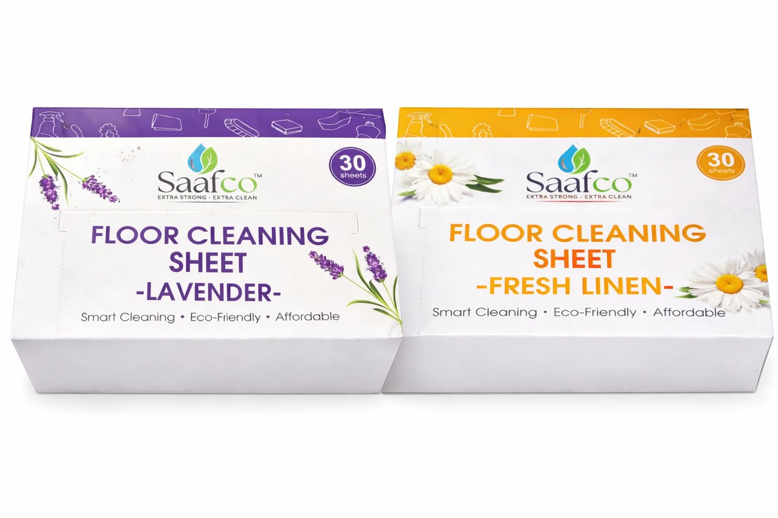 Floor Cleaning Sheets 30 Sheets Each (Lavender & Fresh Linen) | Disposable Mop Sheets for Floor Cleaning | Eco-Friendly, Extra Strong, Multi-Surface Cleaning Wipes for Home & Kitchen-image-27