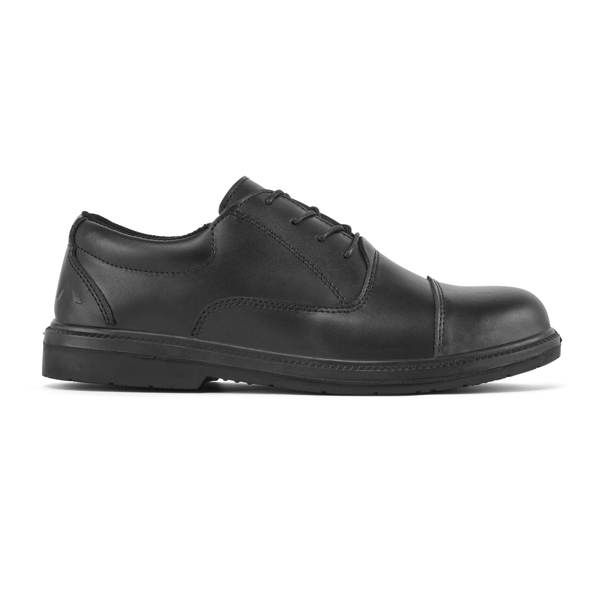 Portwest FD18 Steel Executive Shoe S3 Oxford Style Water Resistant Slip Oil Fuel Resistant Anti Static Steel Toe Midsole Dual Density Safety Footwear, Black 41