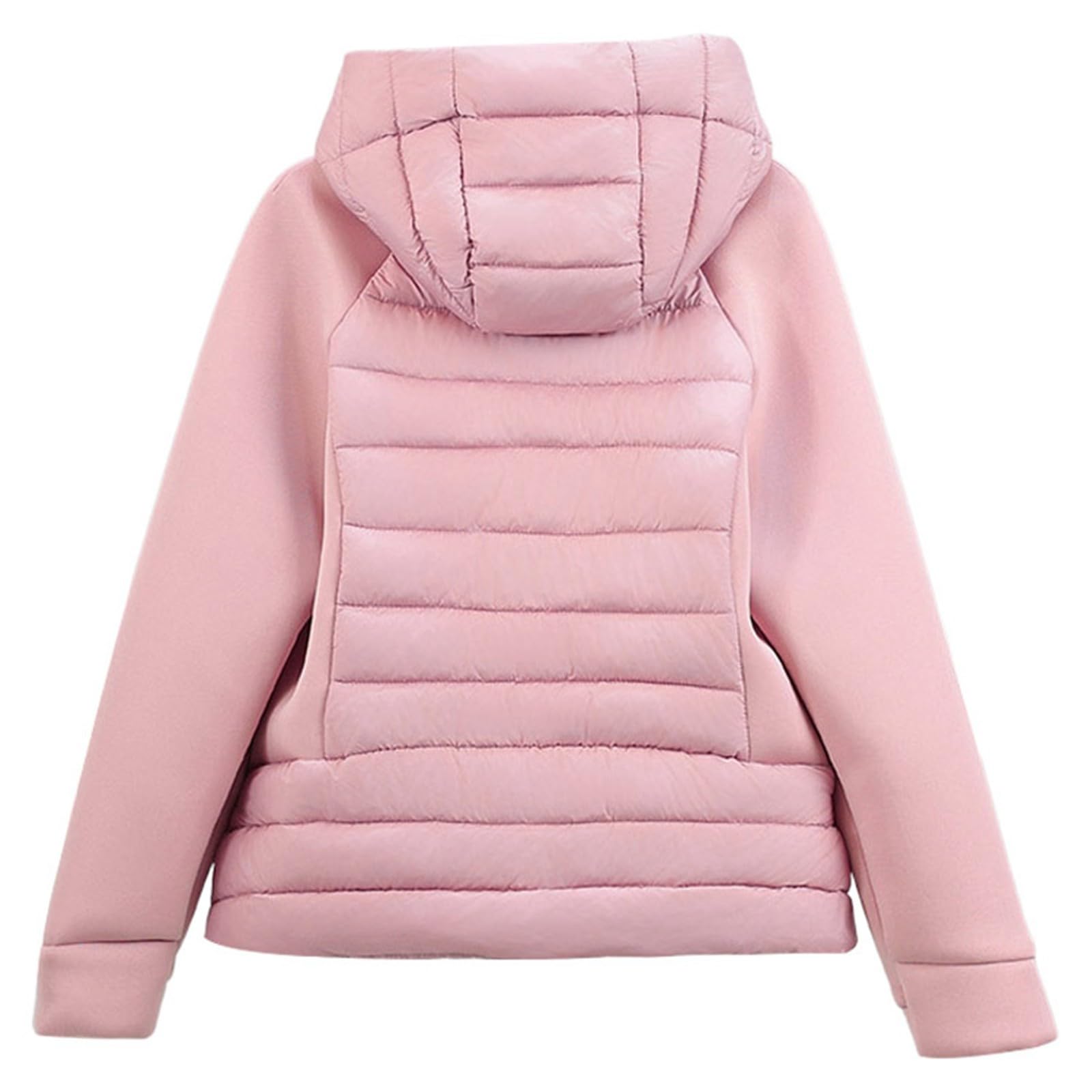 Chaqueta Mujer Abrigo Entretiempo Invierno Cazadora Plumiferos，Abrigo acolchado moderno ligero y para invierno climas fríos estilo informal ajustado mujer