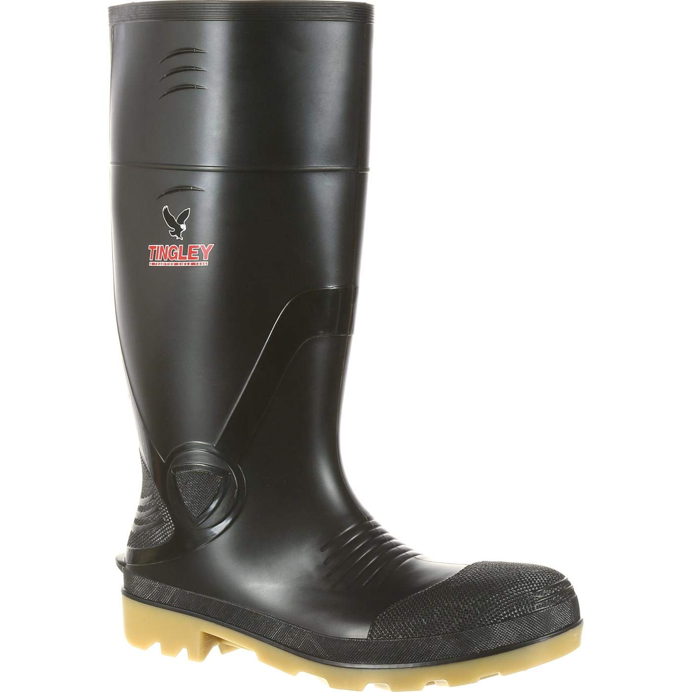 Rubber 51144 15-Inch Cleated Knee Boot by TINGLEY – 9, Plastic, Brown/Crepe, Model 702111949