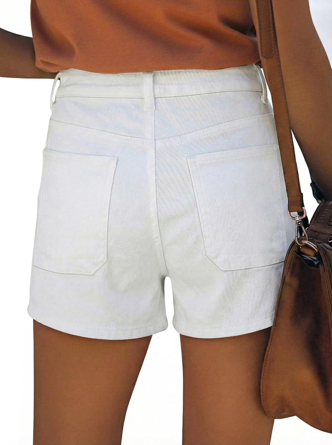 KISSMODA Denim Shorts Women Trendy Button Summer Cut Off Short Womens Jean Shorts High Waisted Denim Hot Ripped Shorts - Image 5