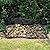 StorMaster Firewood Rack Top Cover Waterproof Replacement for 8 foot Woodhaven Firewood Log Heavy Duty Storage Log Rack Covers (Not The Full Cover)