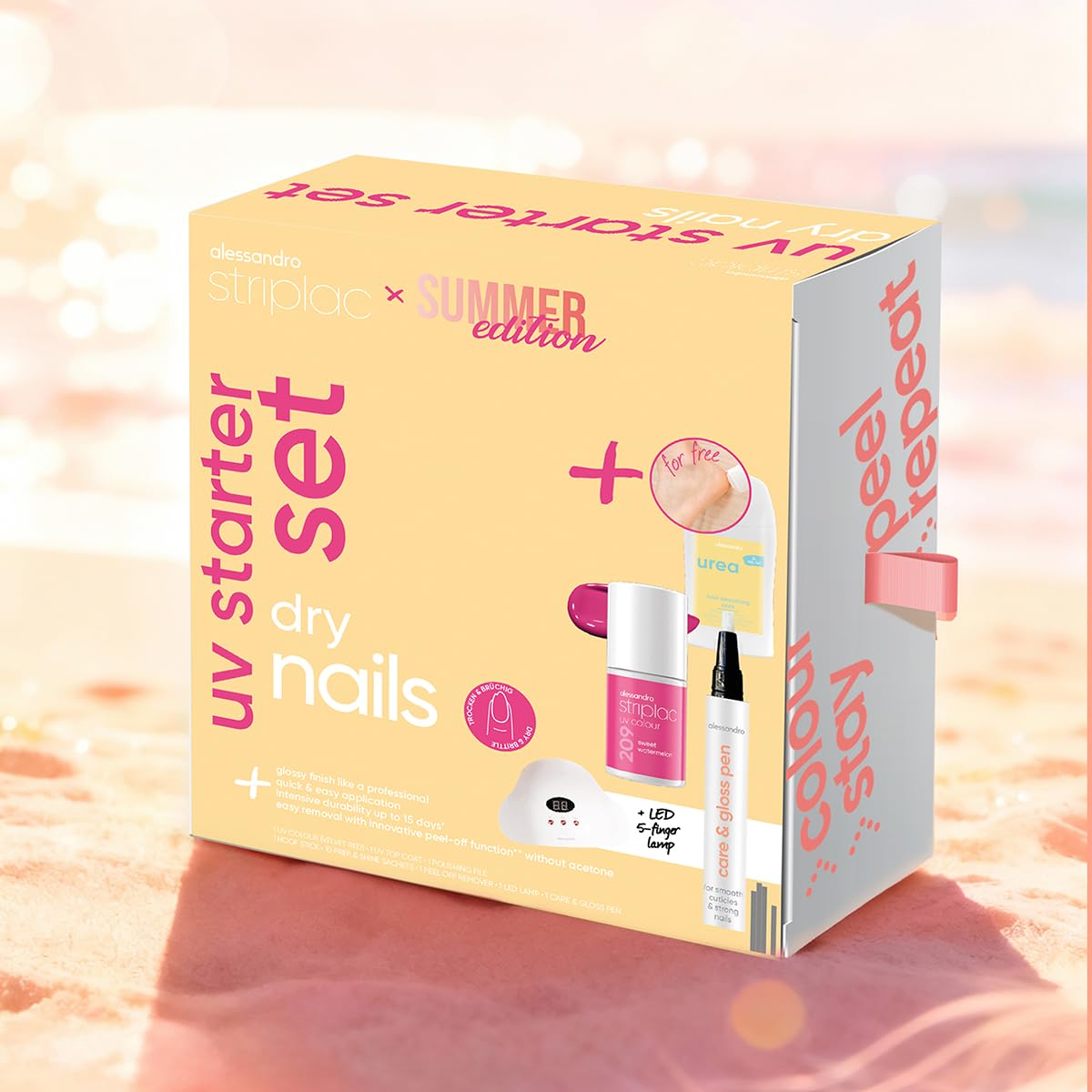 alessandro Striplac UV Starter Set dry nails Summer Edition