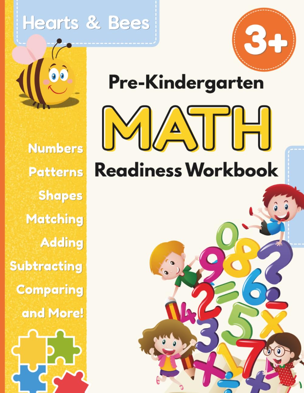 Preschool Math Readiness Workbook Ages 3-5: Fun Counting, Shapes, and Number Activities to Prepare Your Preschooler for Kindergarten Success