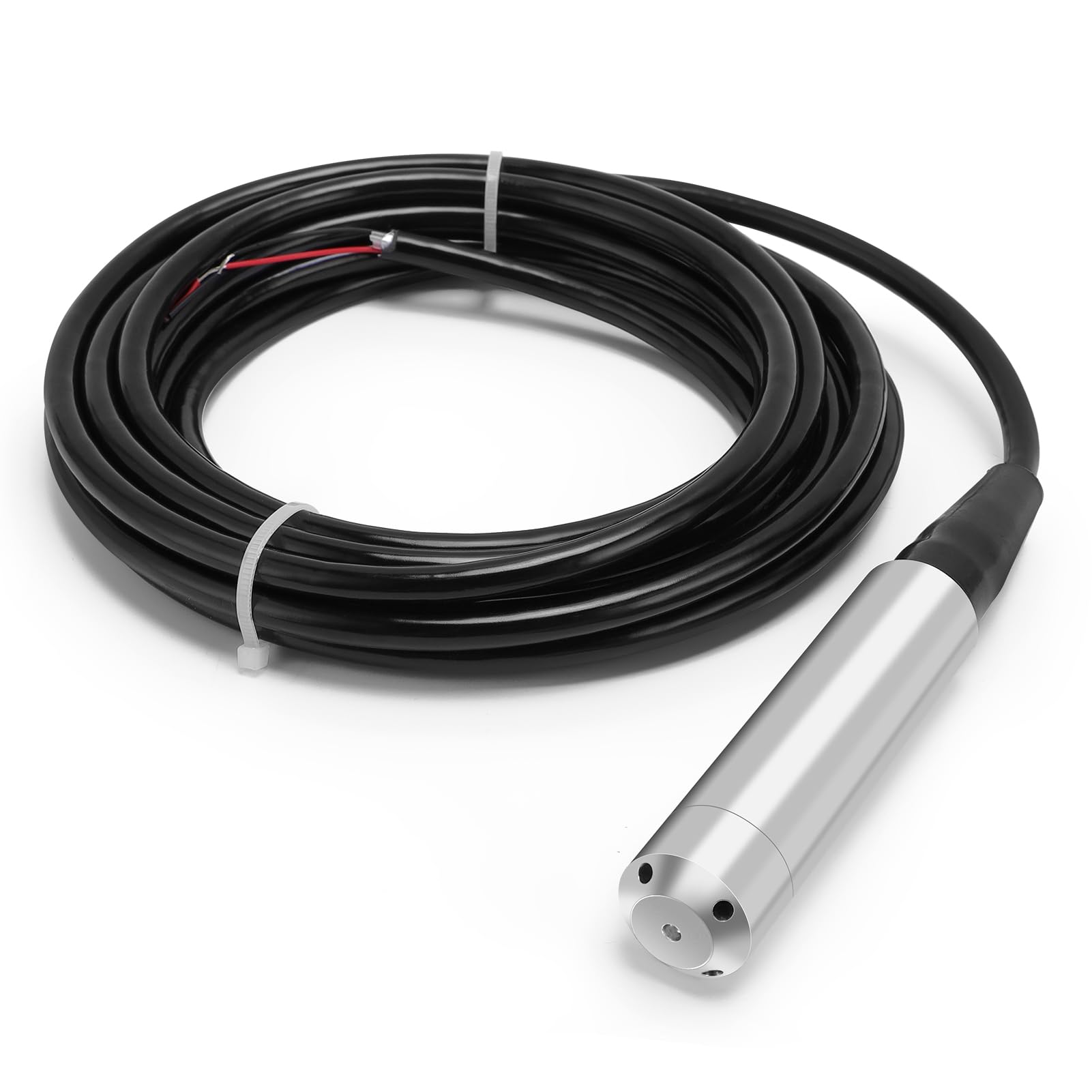 Transmisor de Nivel de 4-20 MA, Cable Impermeable, Sensor de Nivel de Líquido de Rango de 5 M para Detectar Agua con Diseño Anti-bloqueo, Anti Flexión, Estructura Sólida de