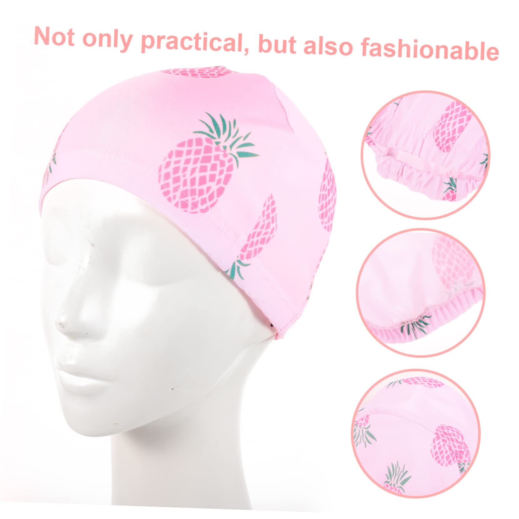 Toyvian Gorro De Natación Gorra De Baño Gorro De Baño para Pequeño Sombrero De Sombrero De Piscina para Bebé Sombrero De Piscina para Tela Rosa