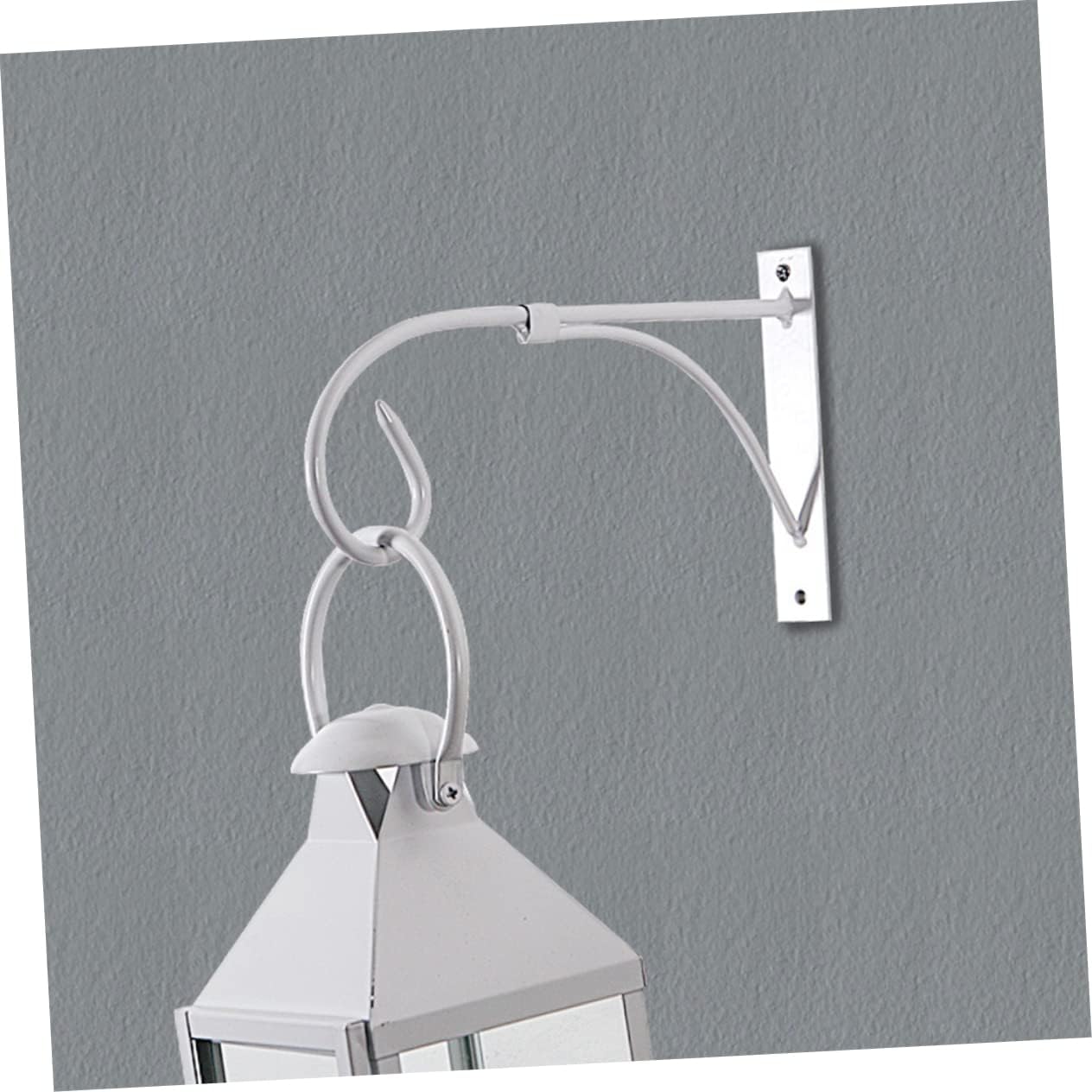 6pcs White Wall-Mounted Bonsai Hanging Hooks for Flowerpots Plant Hangers for Outdoor and Indoor Gardening Easy Installation for Home and Shop Decoration