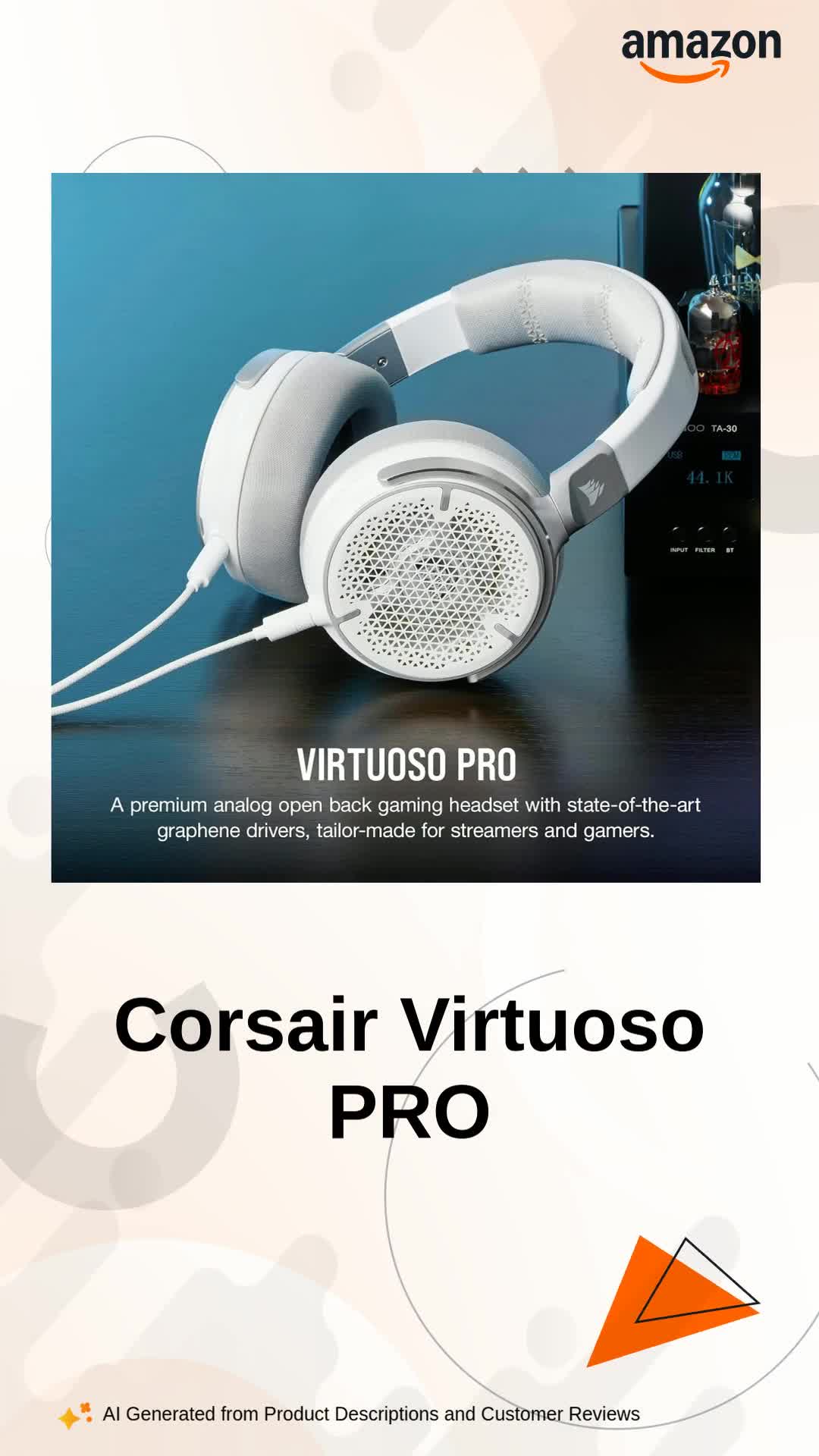Corsair Virtuoso PRO Open Back Multiplatform Wired Gaming Headset