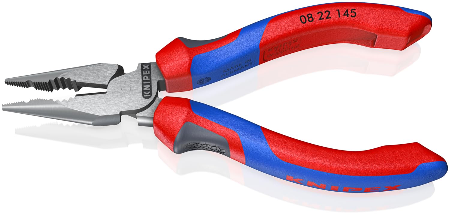 KNIPEX Tools - Pinze combinate a becco lungo, multicomponente (0822145SBA)