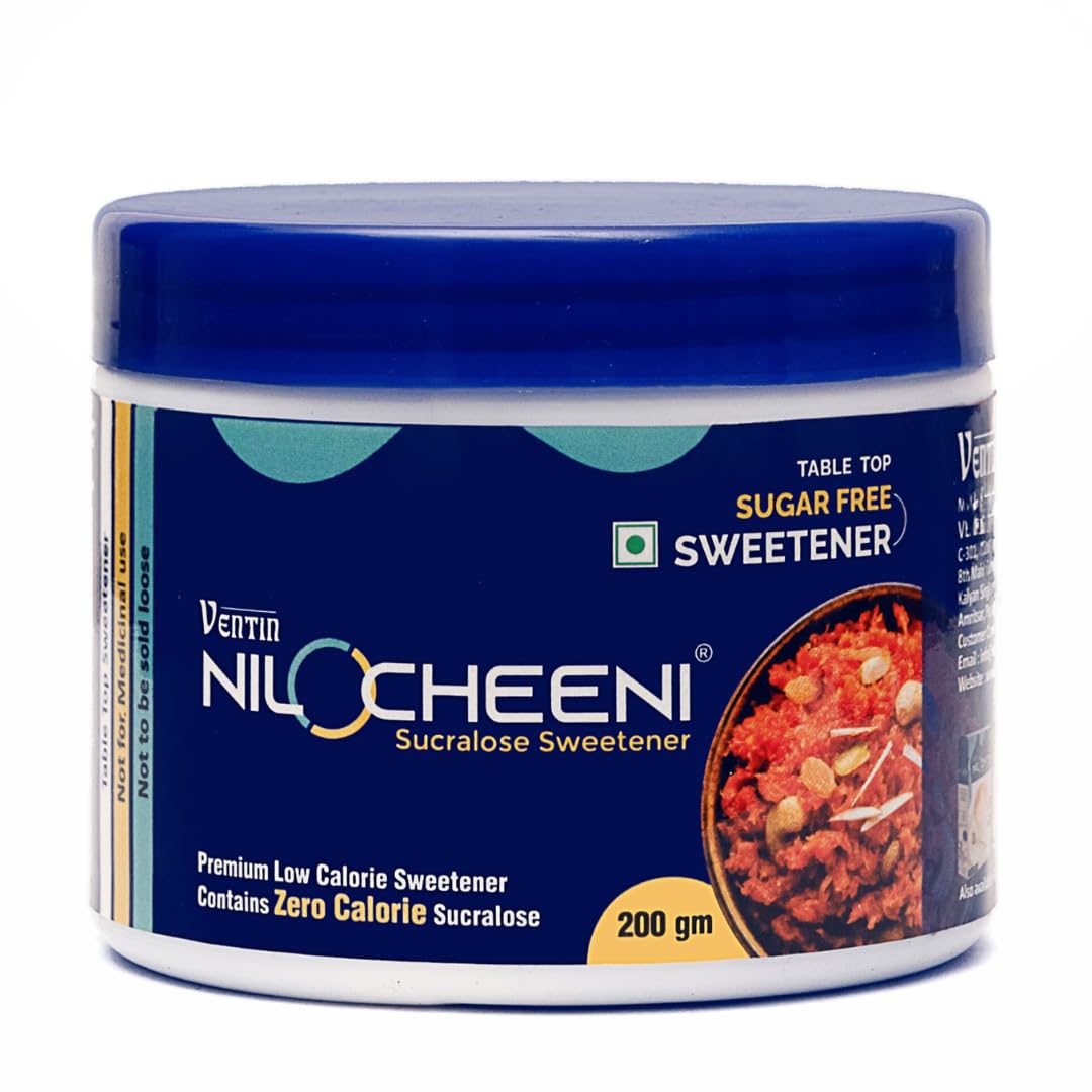 Nilocheeni Sucralose Sweetener | Sugar Free | Zero Calorie| Diabetic Friendly | Vegan & Keto Friendly | Calorie Free Powder Jar for Diet and Alternative for Sweetening | 200 Gm Jar Pack of 1 (B0D7M9T2NX) Amazon Price History, Amazon Price Tracker