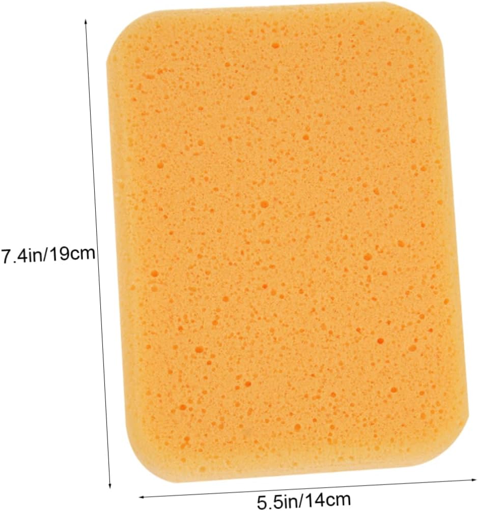 4Pcs Car Wash Sponges Durable Porous Cleaning Sponges for Automobile Washing Compact Highly Absorbent for Cars Bikes and Household Use