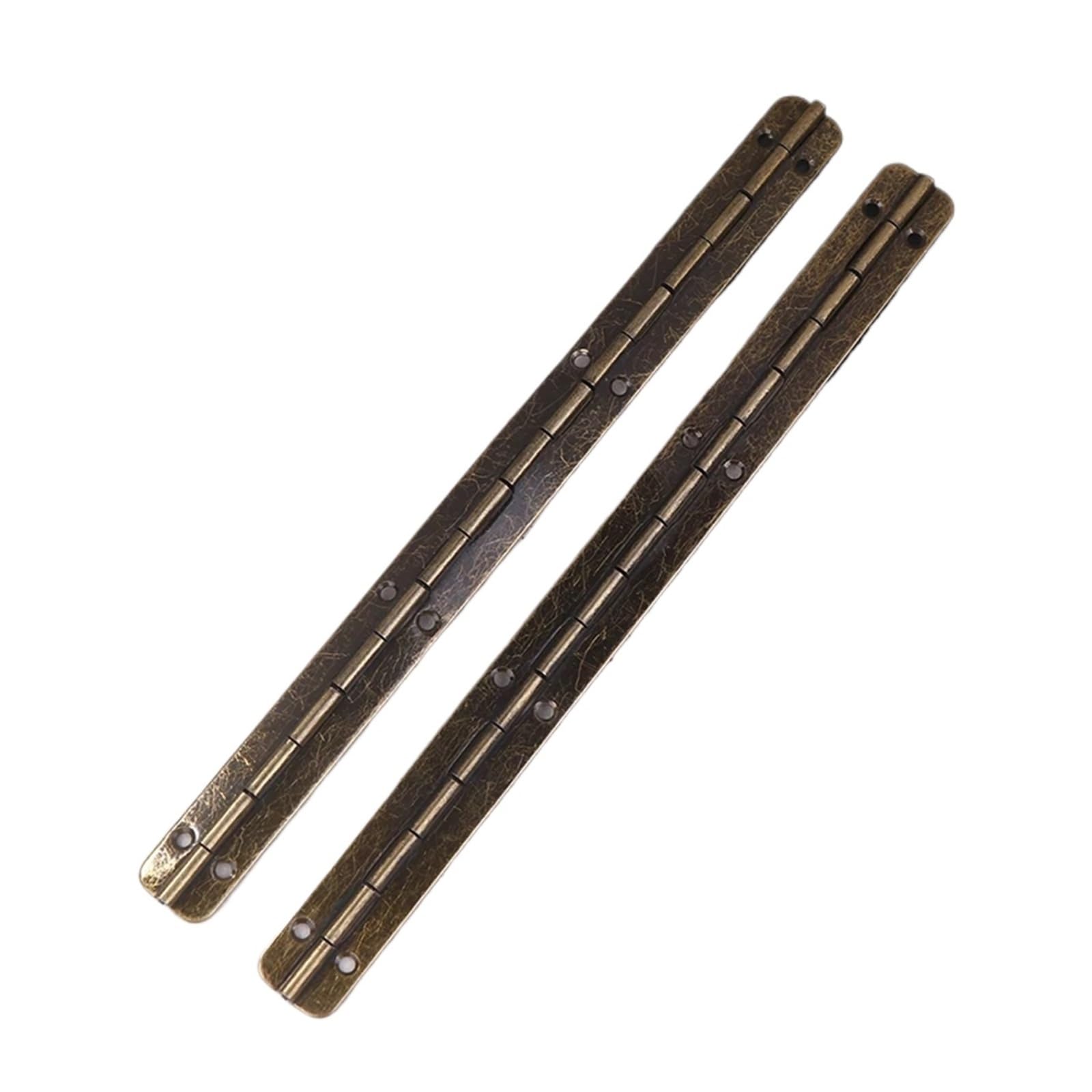 2 Stücke Lange Fenster Eisen Möbel Tür- Und Fensterscharnier Langes Scharnier Scharniere for Handwerk Heavy Duty Klavier Schrank Box für Klaviere Schranktüren(Color 3)