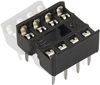 Aexit 20 x Sockets 8 Pin 2.54mm Pitch IC Sockets Solder DIP Sockets Type Adaptor
