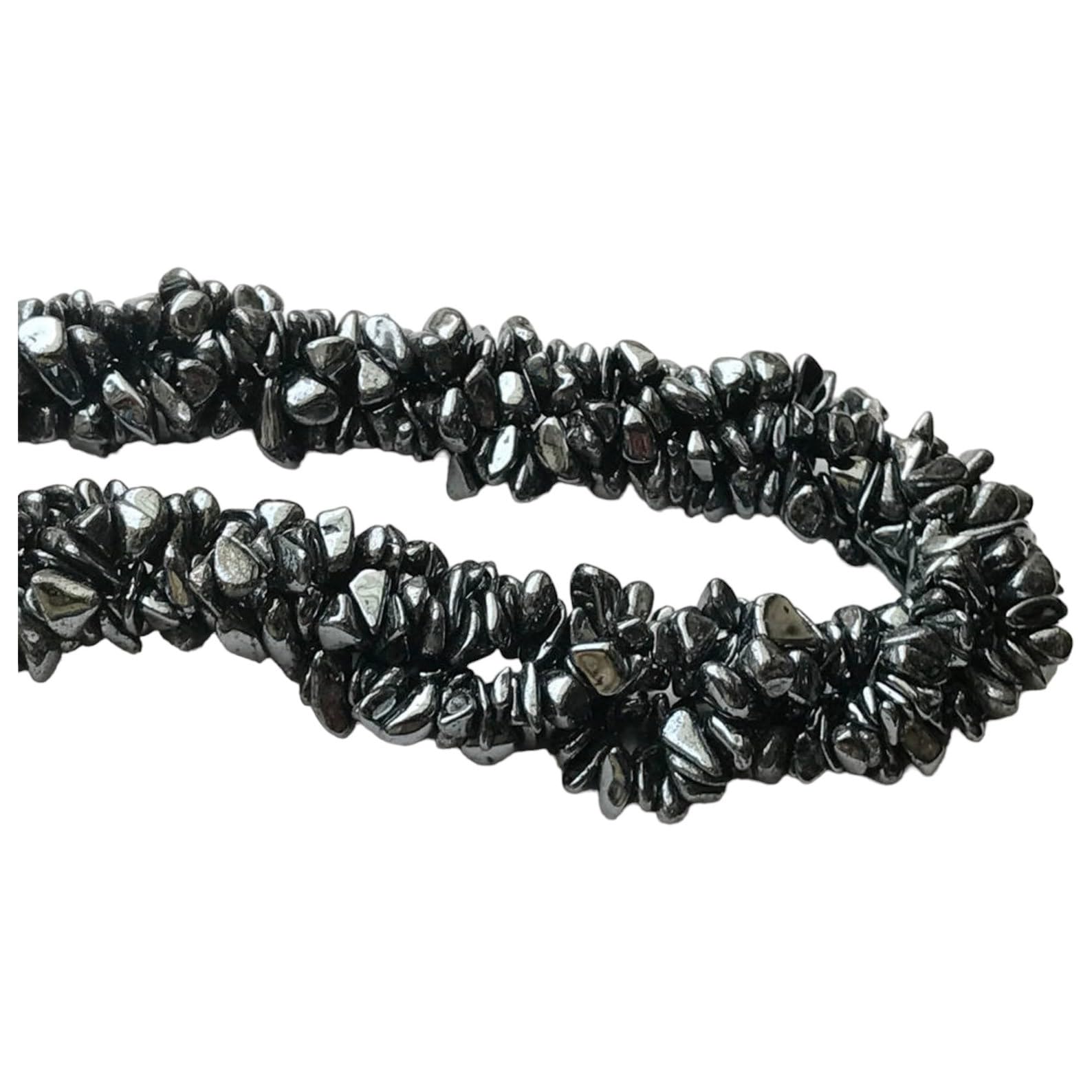 Perles de copeaux de métal de pistolet 4-8mm pour collier RAMA206