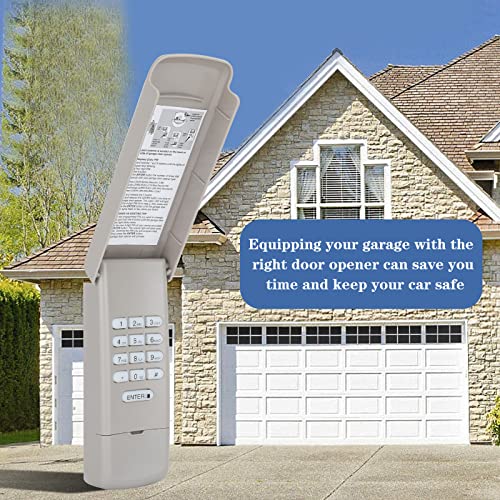 Garage Door Keypad 877Max, Replace For Liftmaster Garage Door Keypad, 878Max 377Lm 877Lm 977Lm 376Lm, Fit For All Liftmaster Garage Door Opener, Yellow/Green/Red/Purple Learn Button, 315/390 Mhz #TOP5