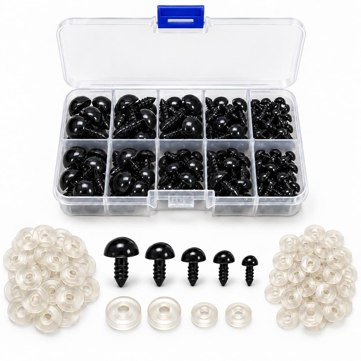 Doll Puppet Eyes - 142 Pieces for DIY Crafts -1