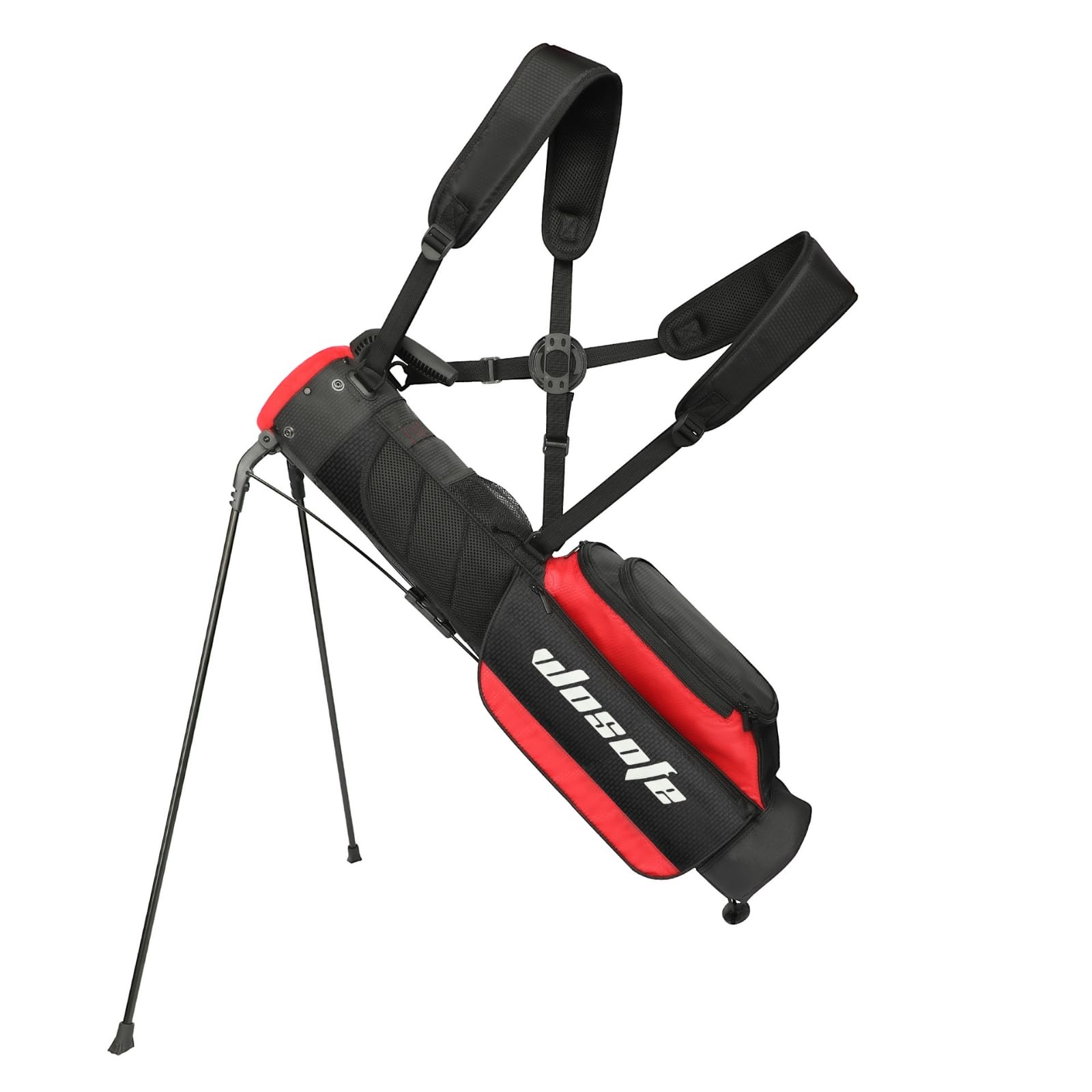Stabil Tragebag | Standbag mit Standfuß, aufrecht, Golfbag, für Golfplatz, Golfrunde, Golfer, Golfspieler