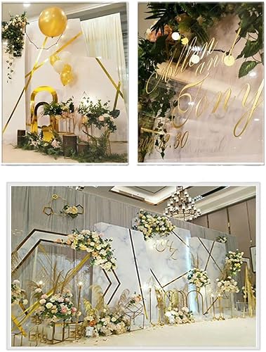 Miniatura 3 de Cinta metálica de espejo cinta adhesiva adhesiva para bricolaje, cintas decorativas, 2.4 pulgadas x 55 yardas (plateado)