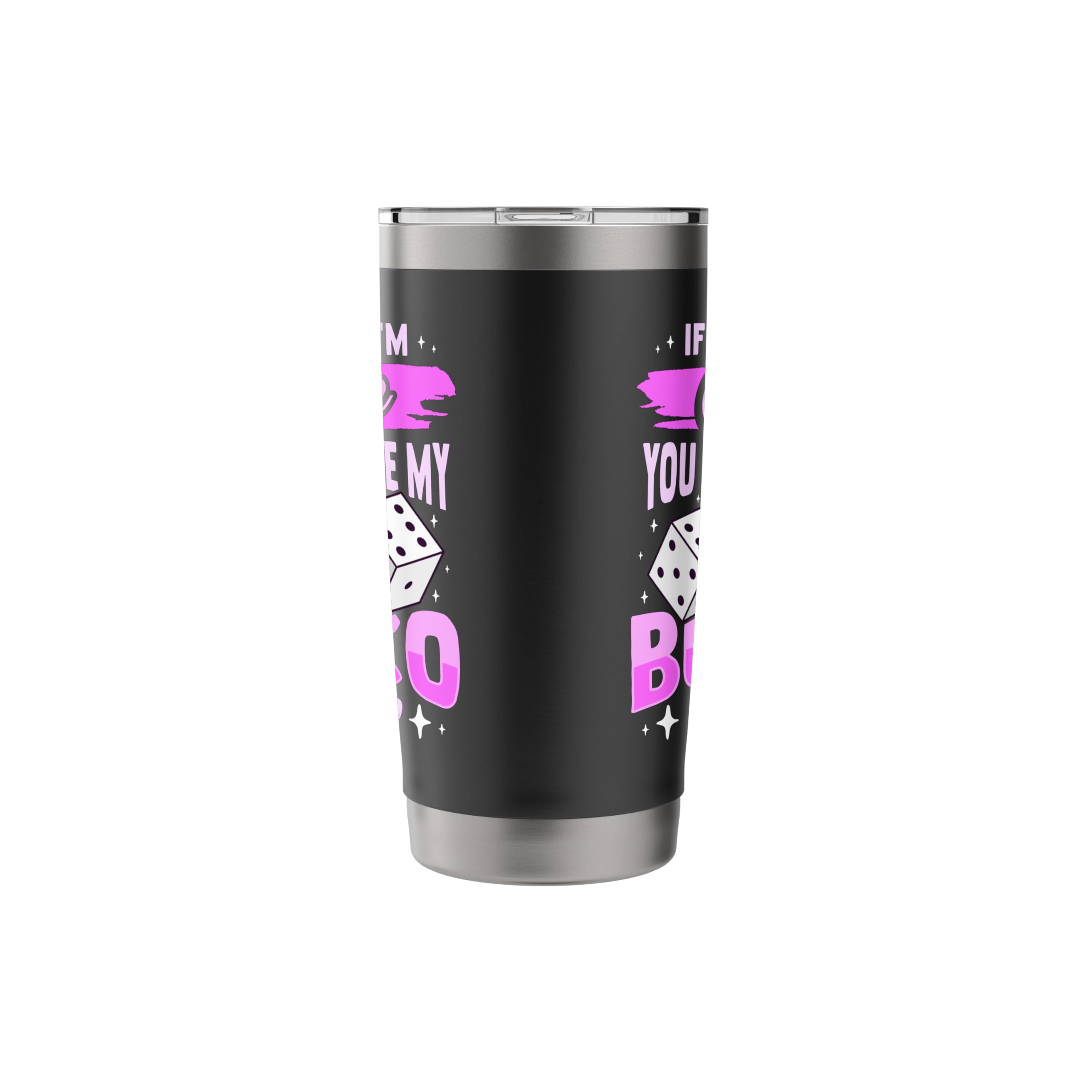 Bunco Game and Bunco Group Design for Bunco Babes Stainless Steel Insulated Tumbler